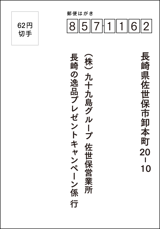 [図]市販ハガキの書き方2