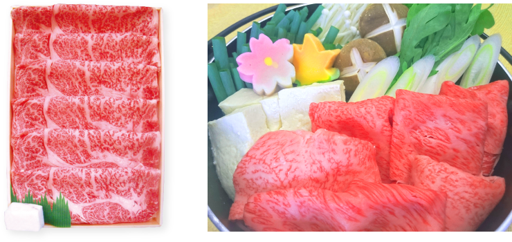 [写真]長崎和牛すき焼き用800g A5等級特選ロース