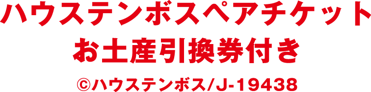 ハウステンボスペアチケット©お土産引換券付きハウステンボス/J-19438